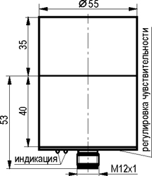 Габариты ISN HC5A5-31N-R35-LZS4